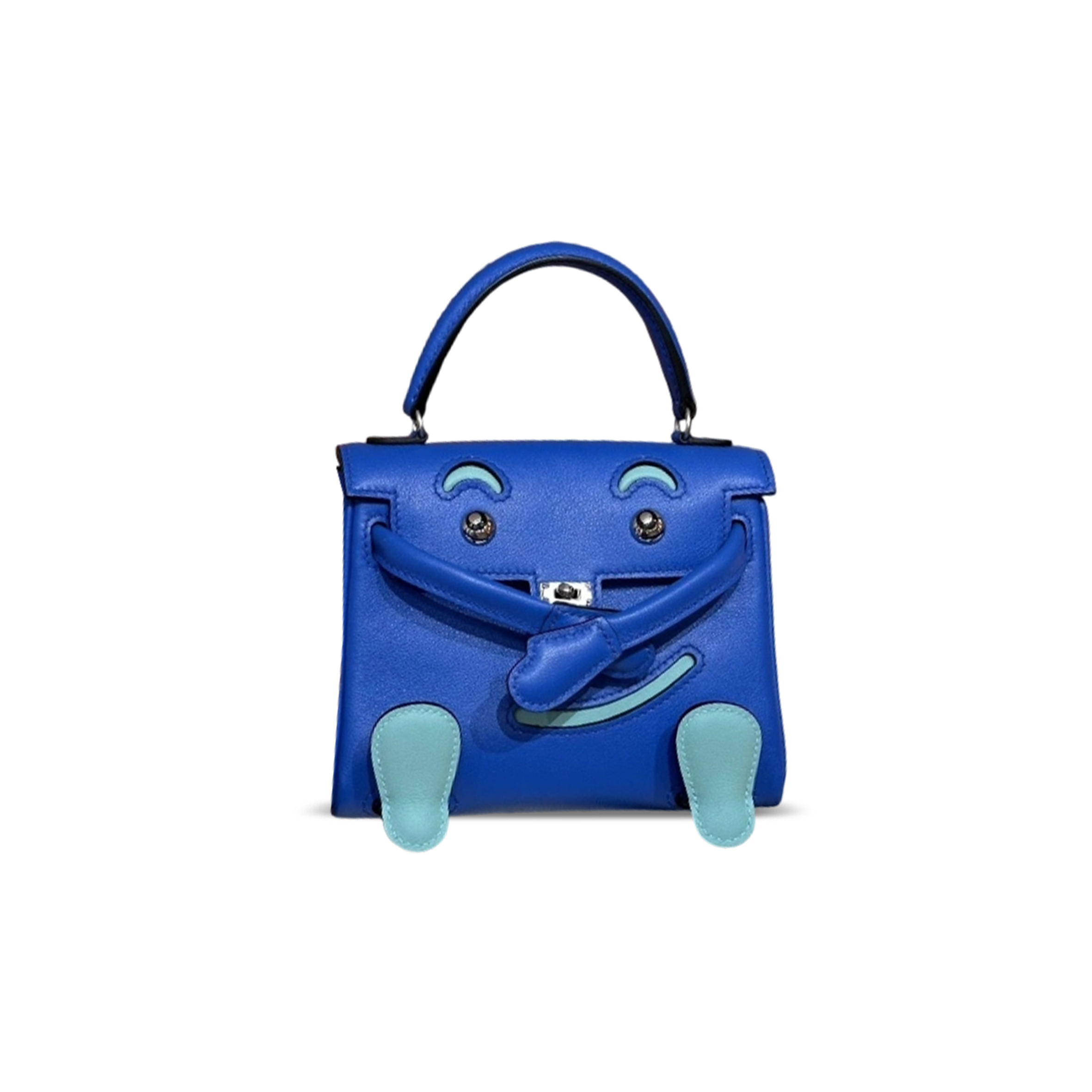 HERMÈS MASTER KELLY DOLL SWIFT PALLADIUM HARDWARE (16*12*7cm)